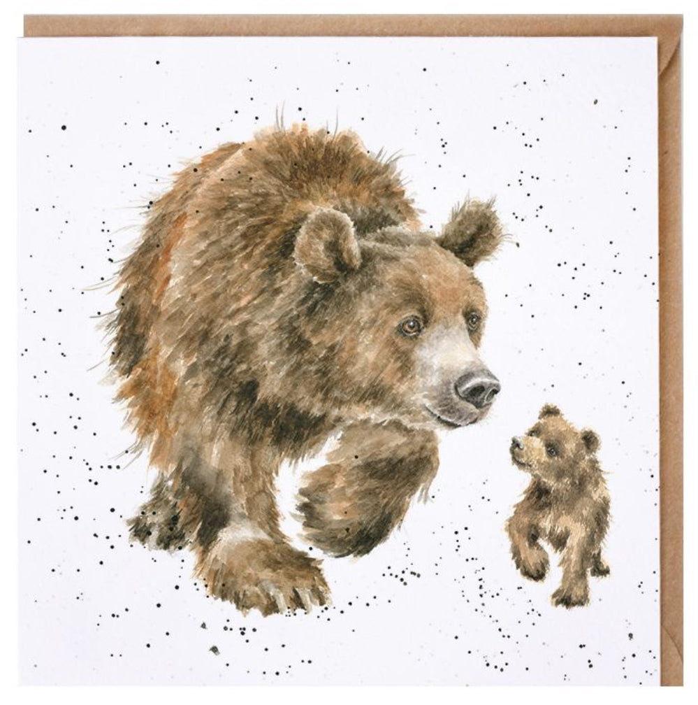 Bear Blank Card by Wrendale Designs