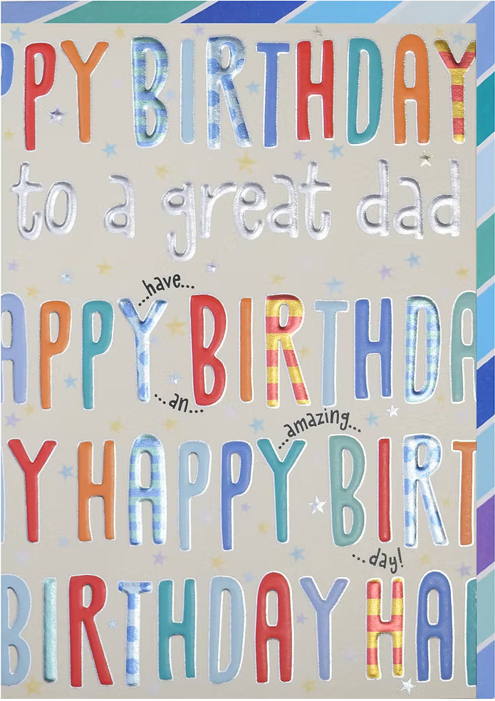 Happy Birthday Dad Card