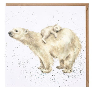 Polar Bear Blank Card by Wrendale Designs