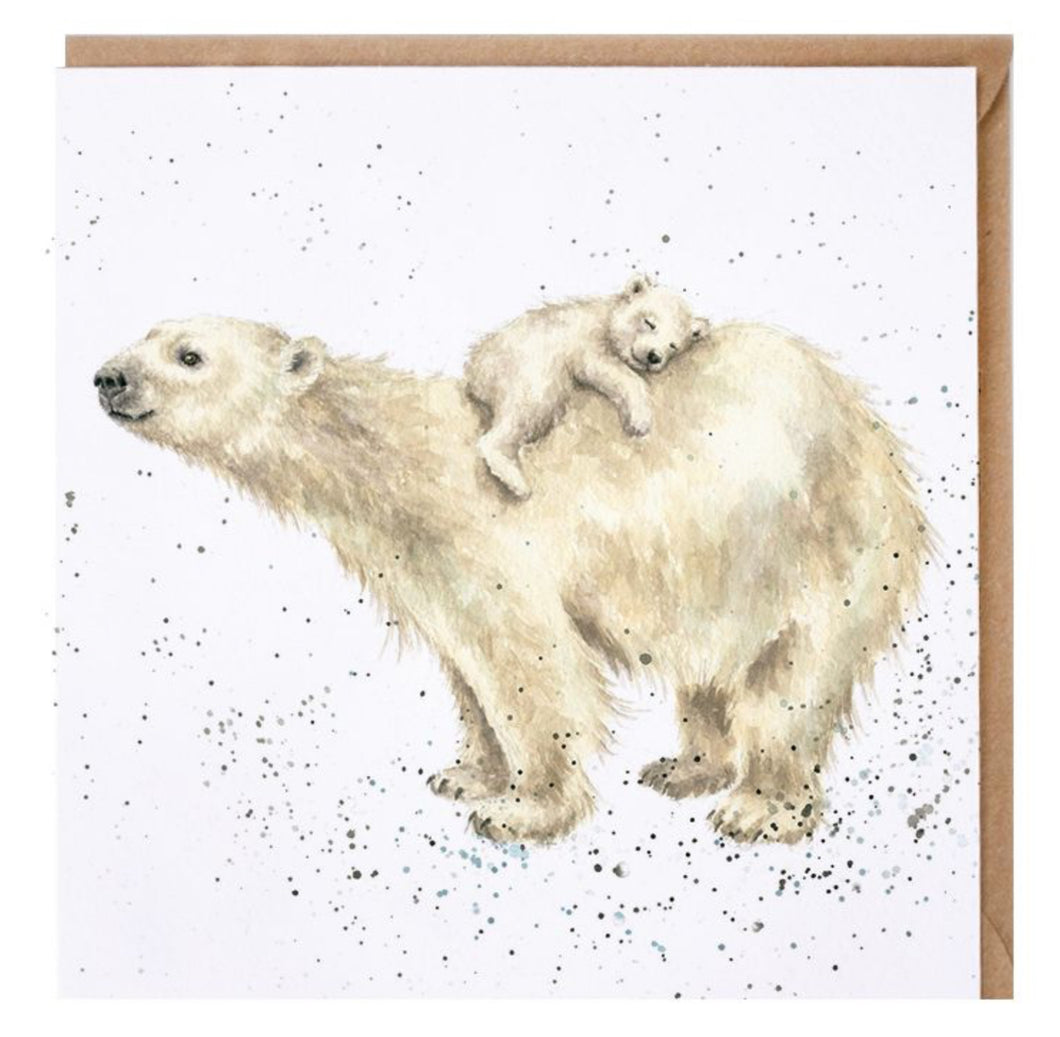 Polar Bear Blank Card by Wrendale Designs