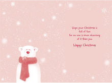 Load image into Gallery viewer, Bear Nephew Christmas Card
