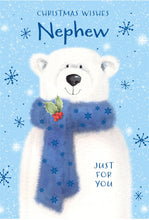 Load image into Gallery viewer, Bear Nephew Christmas Card
