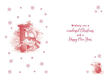 Load image into Gallery viewer, Across the Miles Bunny Christmas Card
