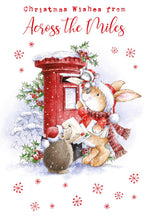Load image into Gallery viewer, Across the Miles Bunny Christmas Card
