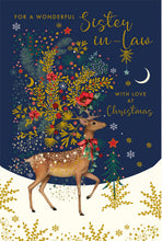 Load image into Gallery viewer, Sister-in-Law Deer Christmas Card
