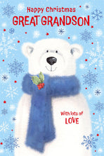 Load image into Gallery viewer, Great Grandson Christmas Card
