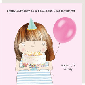 Brilliant Granddaughter Birthday Card By RosieMadeAThing