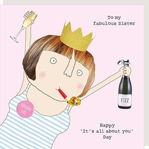 Fabulous Sister Birthday Card By RosieMadeAThing