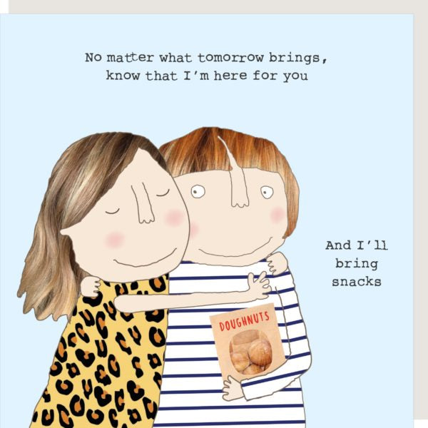 I’ll Bring Snacks Supportive, Thinking of You Card By RosieMadeAThing