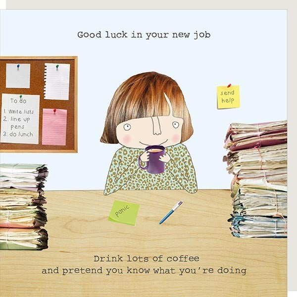 Good Luck In Your New Job Card By RosieMadeAThing