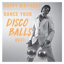 Disco Balls Birthday Card