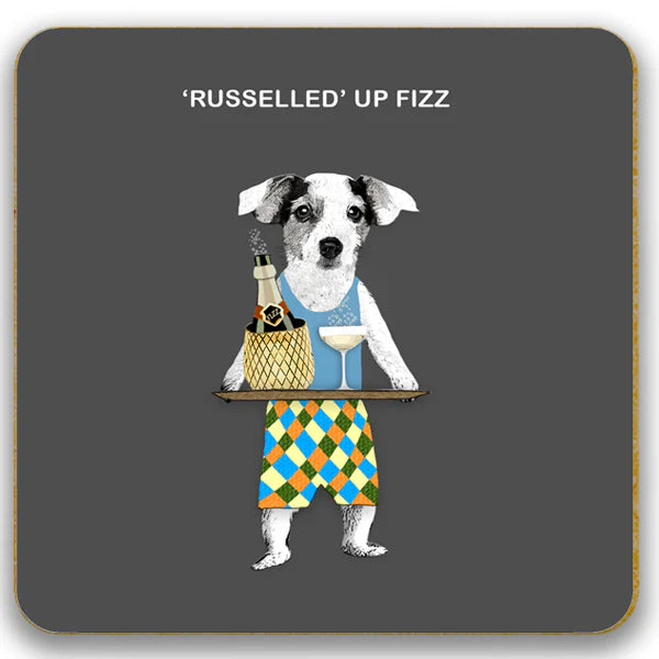 Russelled Up Fizz Coaster