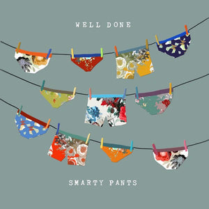 Well Done Smarty Pants Blank Card