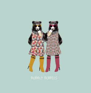 Bubbly Buddies Blank Card