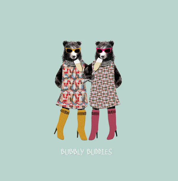 Bubbly Buddies Blank Card