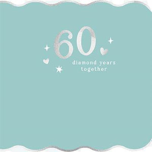 Diamond 60th Wedding Anniversary Card