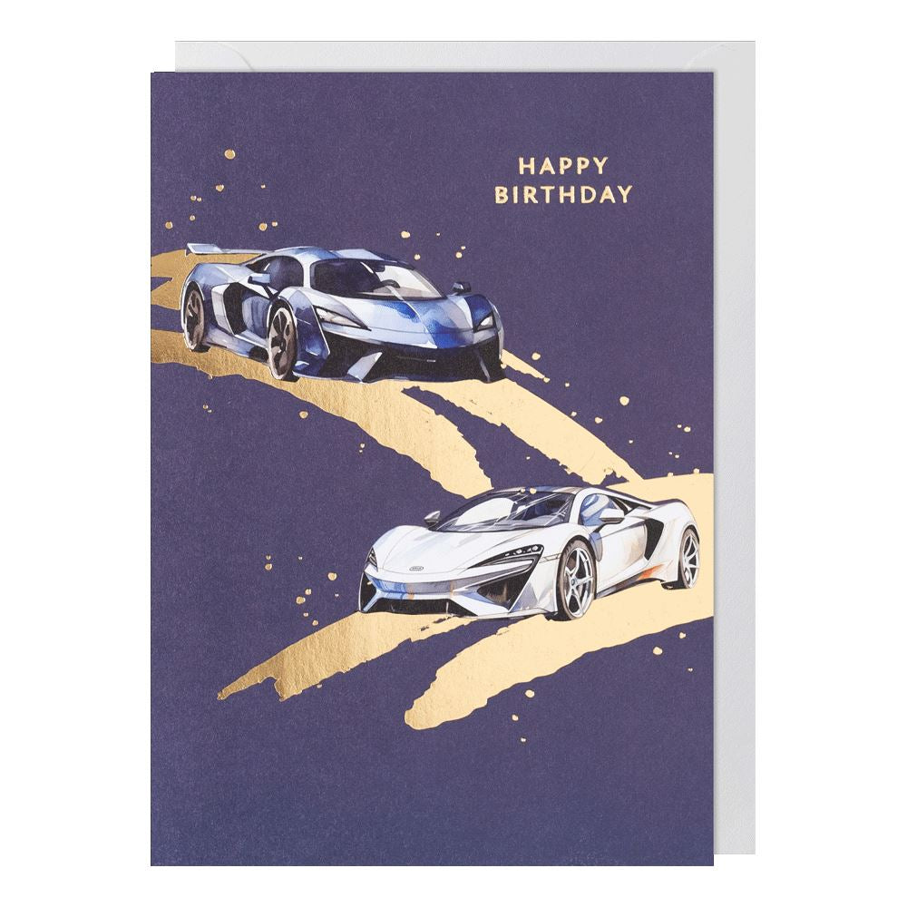 Sports Car Birthday Card