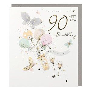 90th Birthday Card