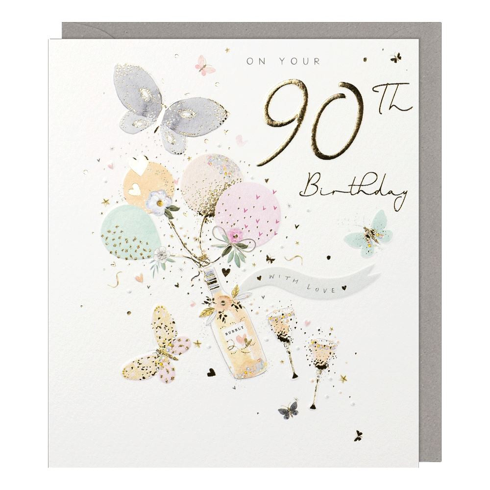 90th Birthday Card
