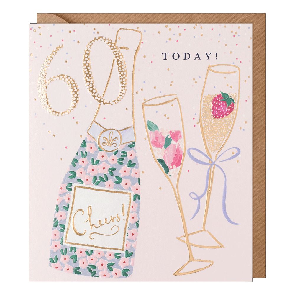 60th Cheers Birthday Card