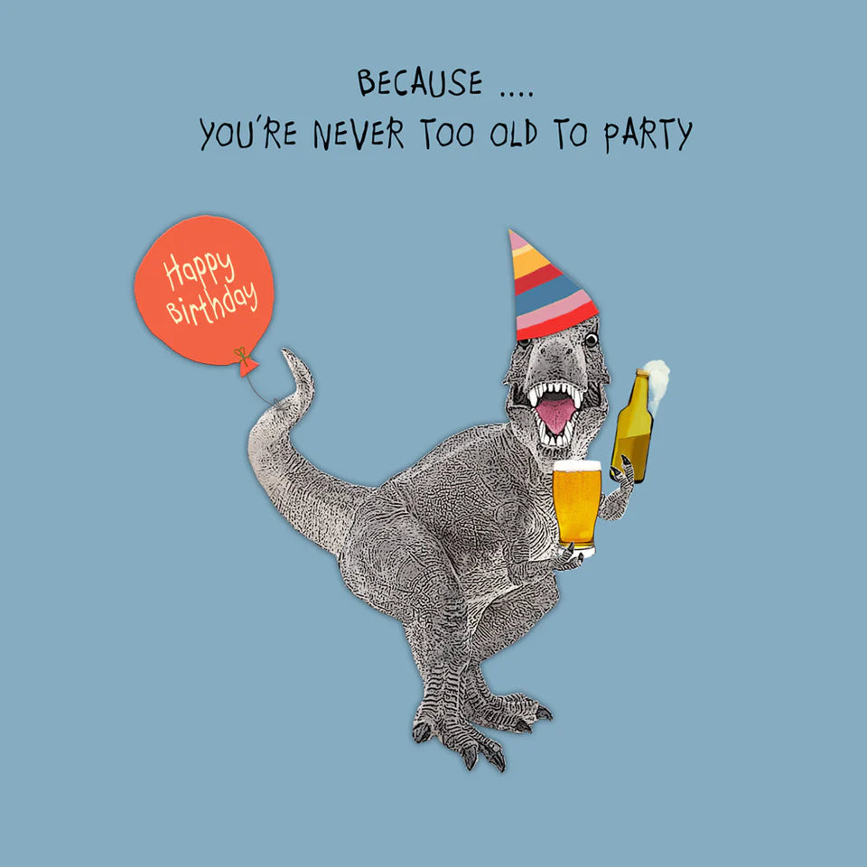 Dinosaur Birthday Card