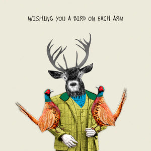 Pheasant & Stag Blank Card