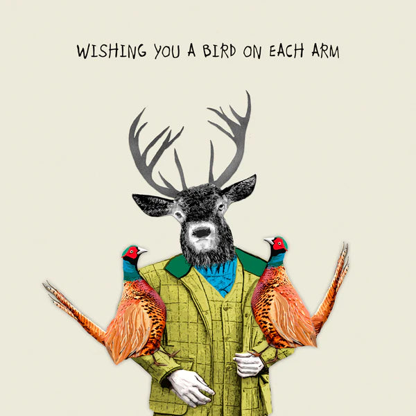 Pheasant & Stag Blank Card