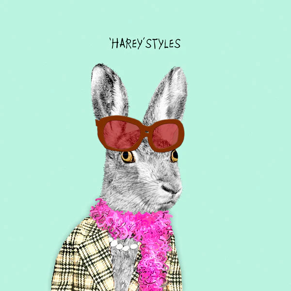 Hare Blank  Card