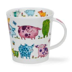 Bright Bunch Pig Cair Mug By Dunoon