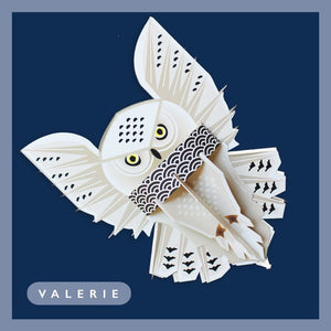 Valerie Ron The Owl 3d Pop-up Card by Wallypops