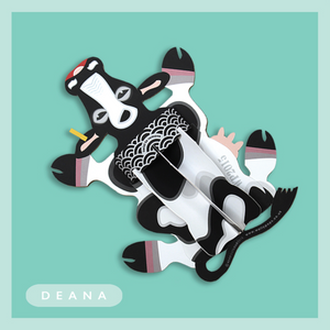 Deana The Cow 3d Pop-up Card by Wallypops