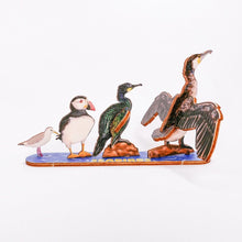 Load image into Gallery viewer, Seabirds 3D Pop Up Wooden Postcard
