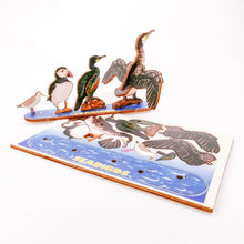 Load image into Gallery viewer, Seabirds 3D Pop Up Wooden Postcard
