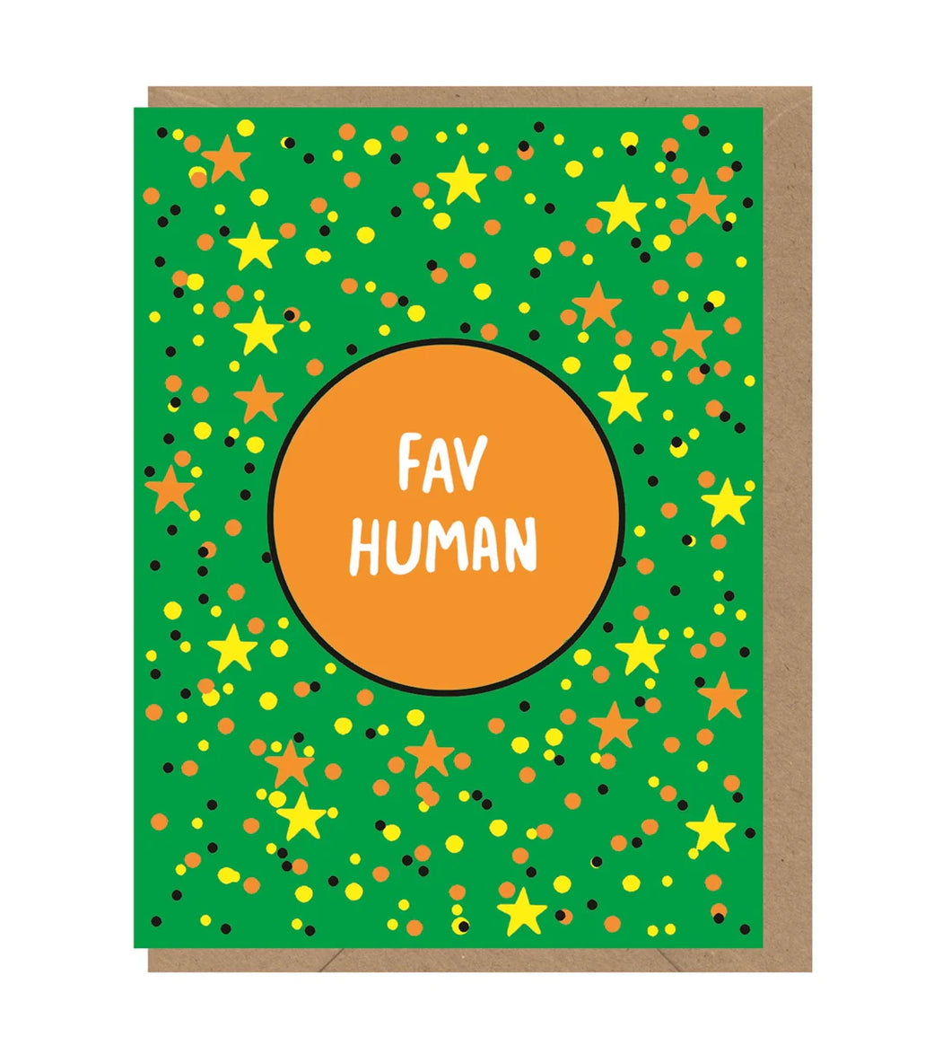 Fav Human Blank Card