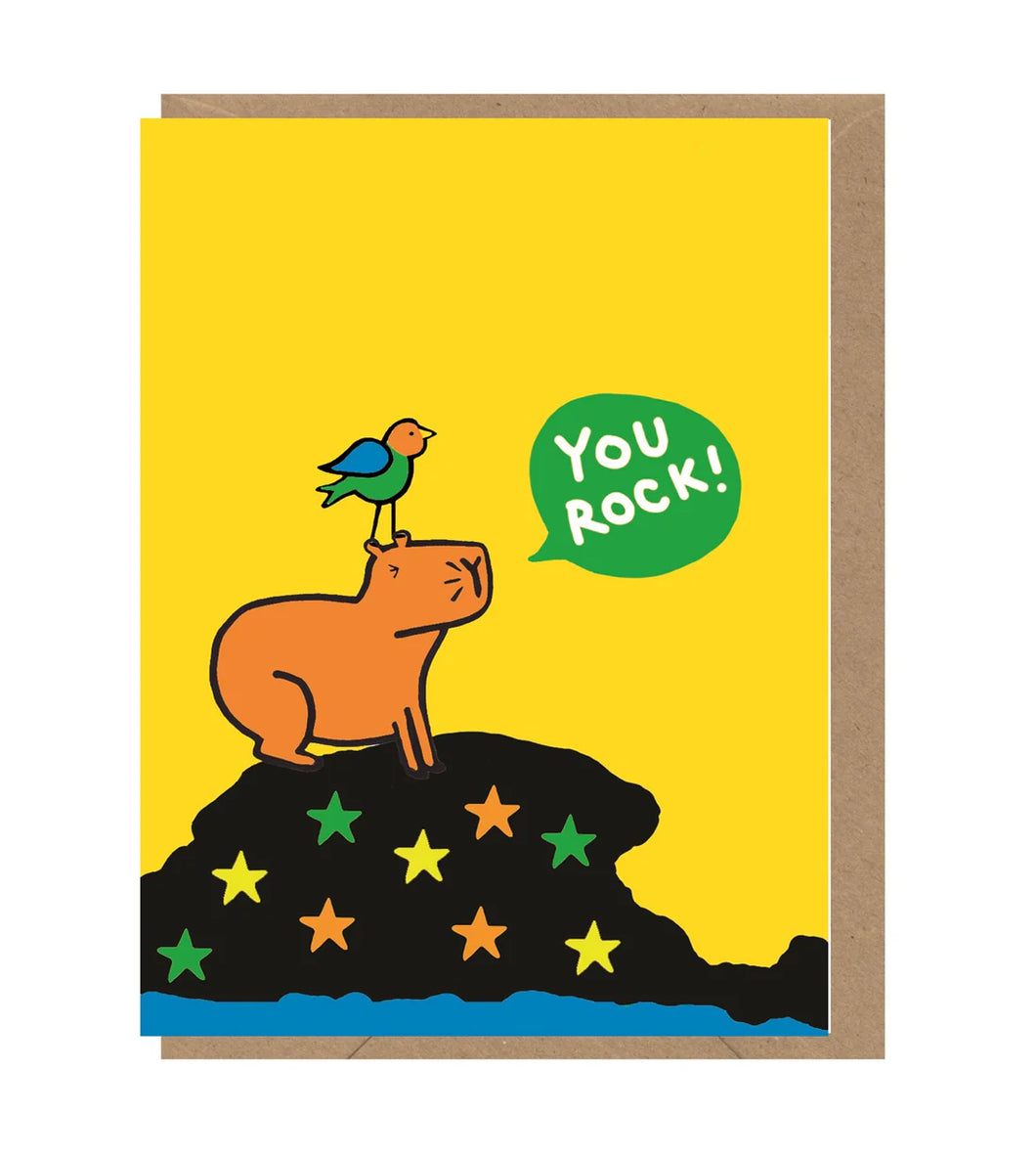 You Rock Blank Card