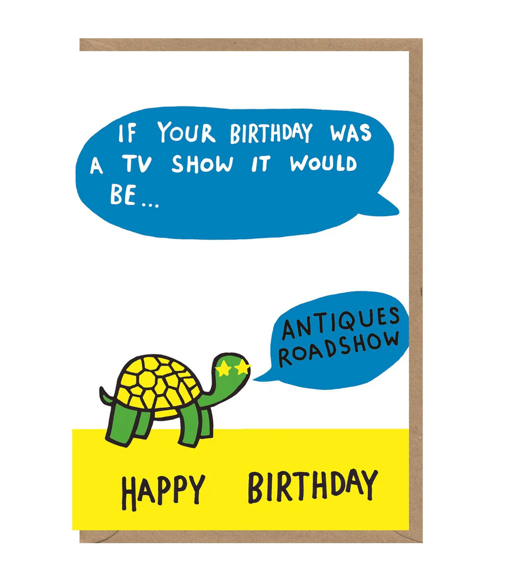 Antiques Roadshow Birthday Card