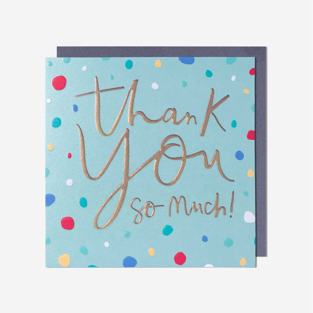 Thank You so Much Spotted Card