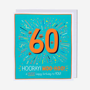60th birthday Card