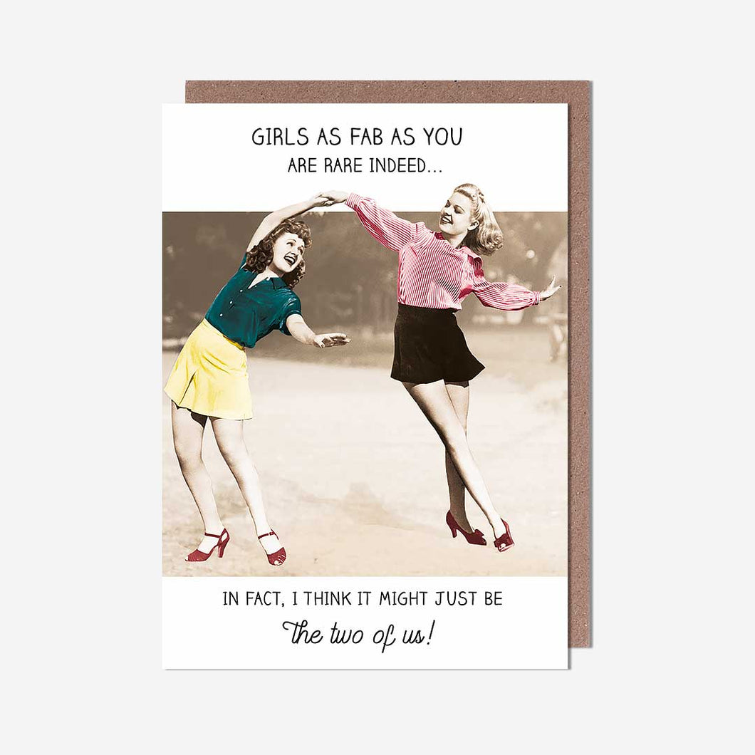 Girl AS Fab As You Birthday Card