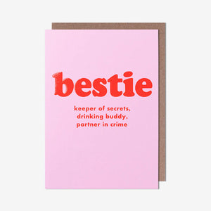 Bestie Keeper Of Secrets Card