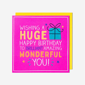 Wonderful You Birthday Card