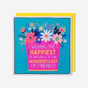 Wonderfulest Of Friend Birthday Card