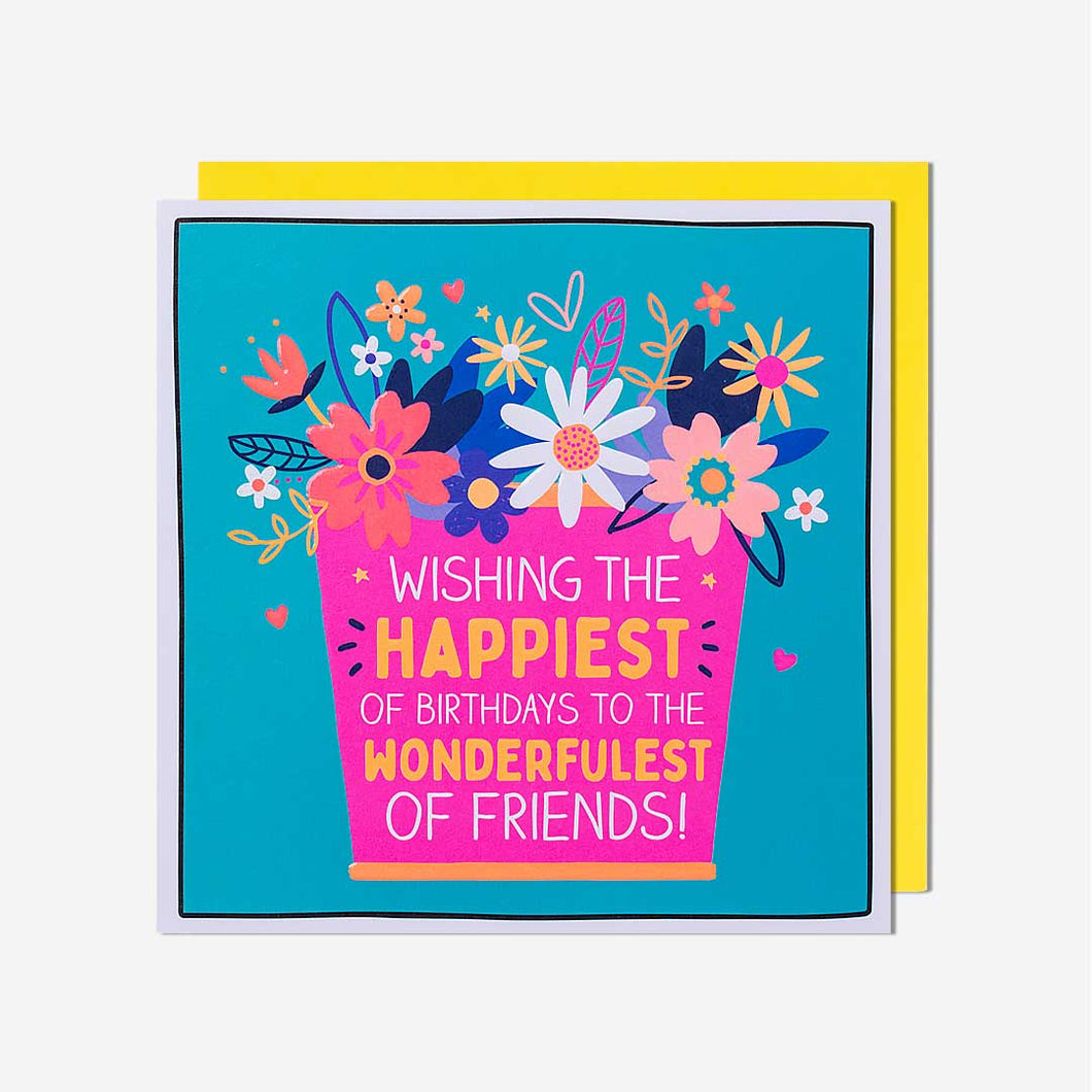 Wonderfulest Of Friend Birthday Card