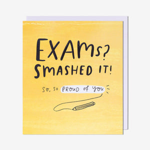 ‘Smashed It’ Exam Congratulations Card