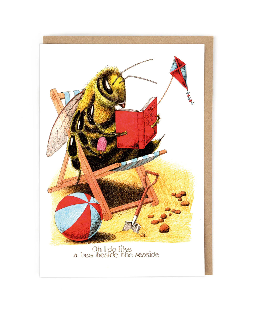 Bee Beside The Seaside Card