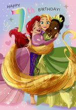 Load image into Gallery viewer, Disney Princess 7th Birthday Card

