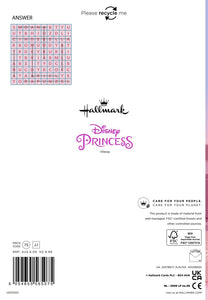 Disney Princess 7th Birthday Card