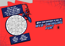 Load image into Gallery viewer, Marvel Spider-Man Grandson Birthday Card

