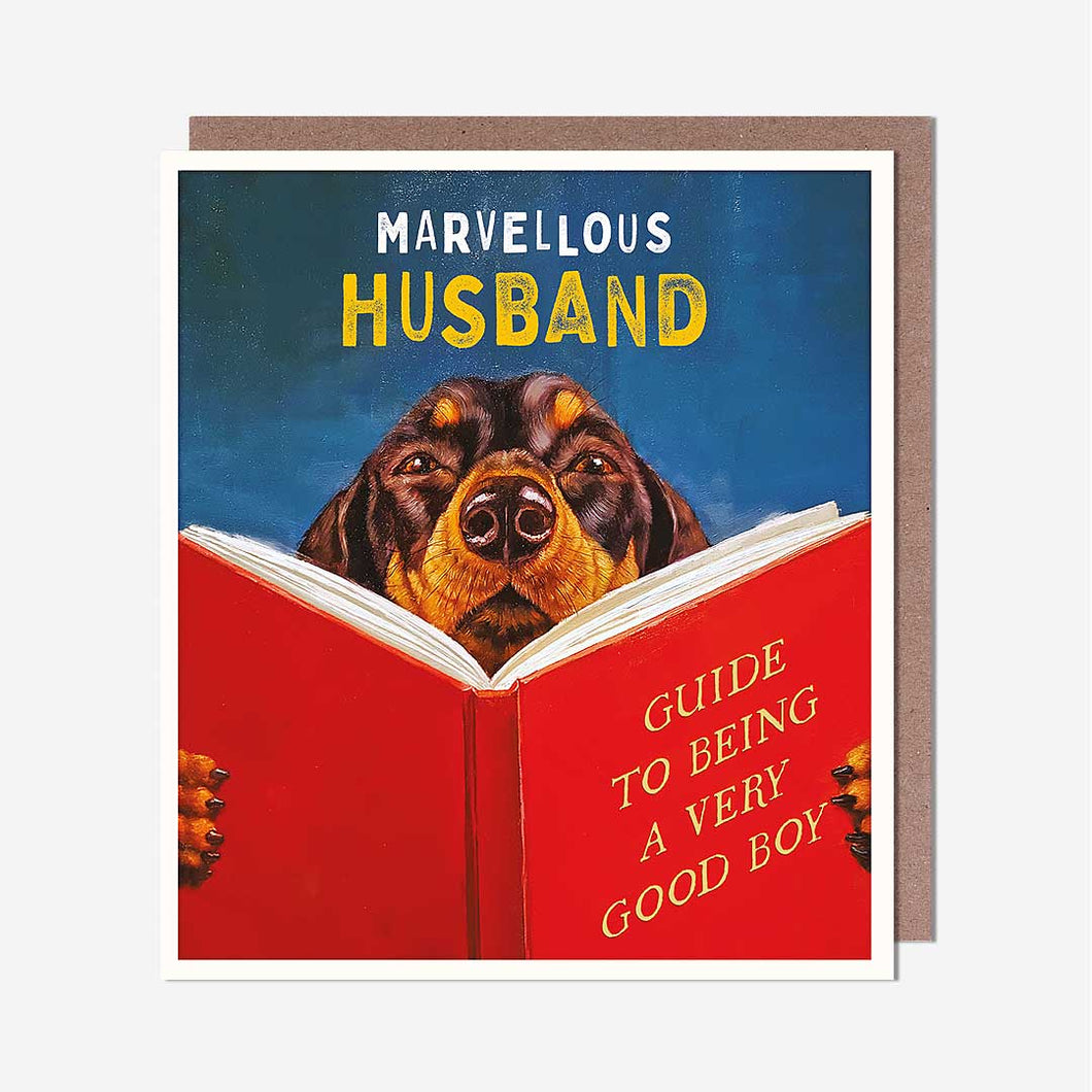 Marvellous Husband Very Good Boy Birthday Card