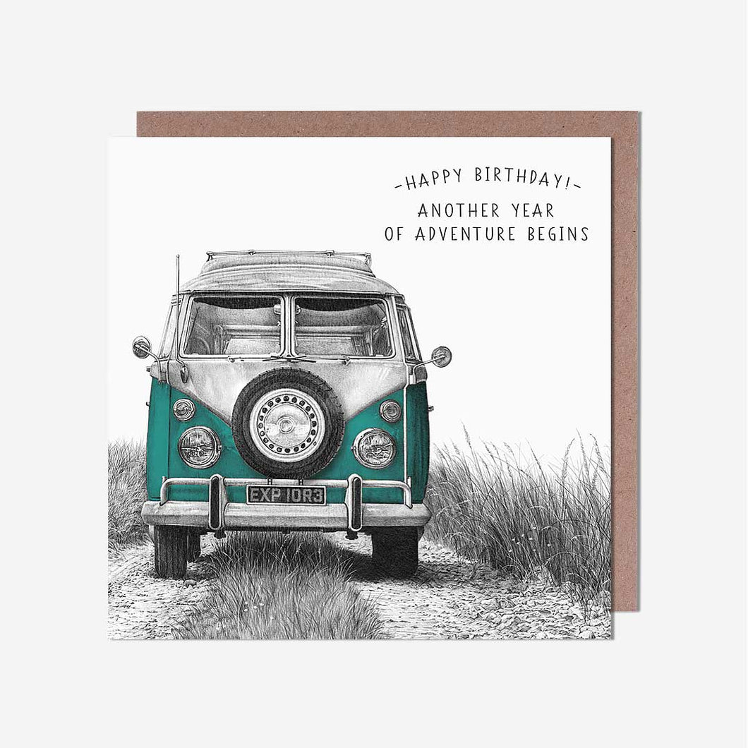 ‘Another Year Of Adventure’ Van Explorer Birthday Card